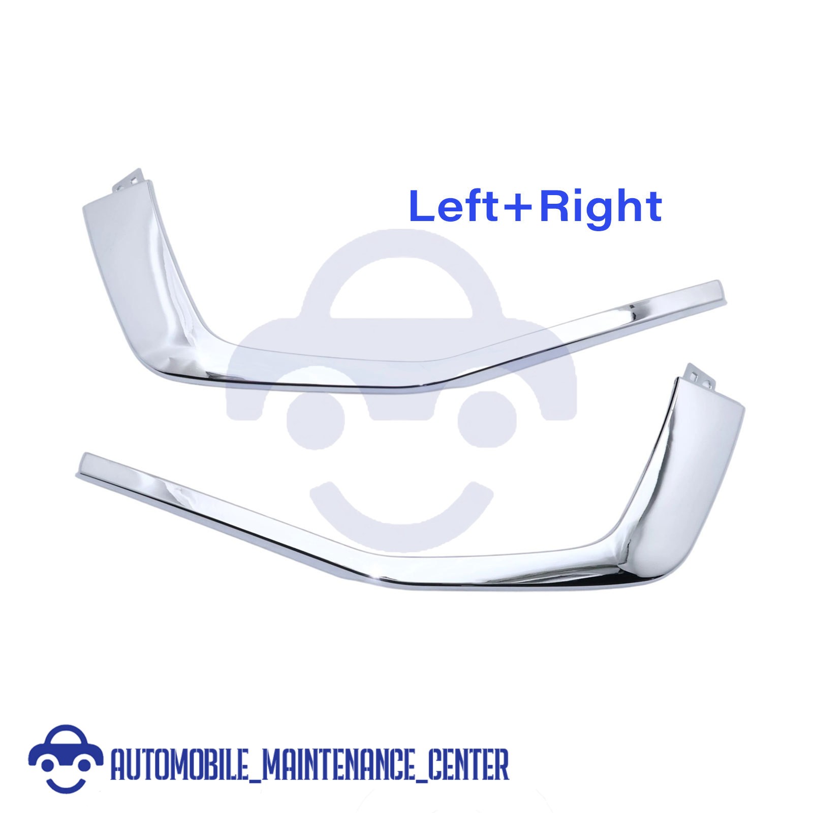 Front Bumper Lower Molding LH & RH Fits 2021-2024 Mitsubishi Mirage G4 Mirage