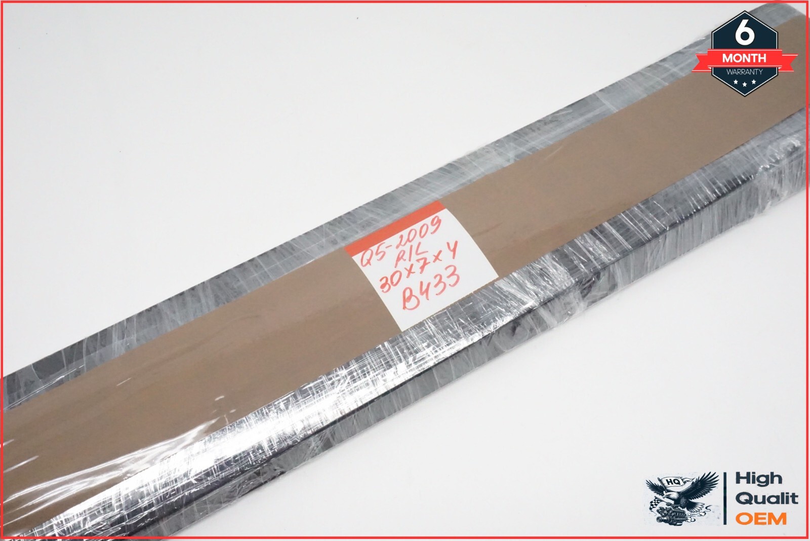 2009-2017 AUDI Q5 REAR LEFT LOWER DOOR MOLDING BLADE 8R0853969B OEM