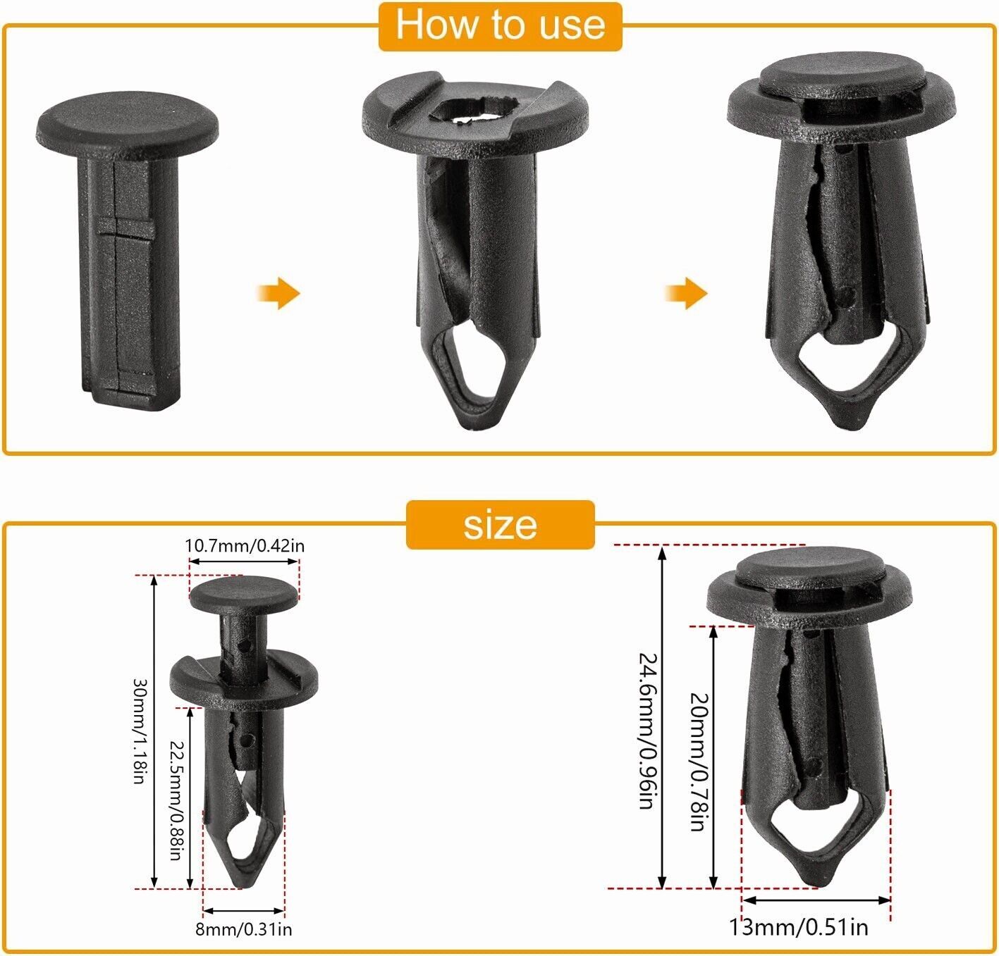 35PCS Engine Under Cover Splash Shield Guard & Body Bolts & Bumper Fender Set