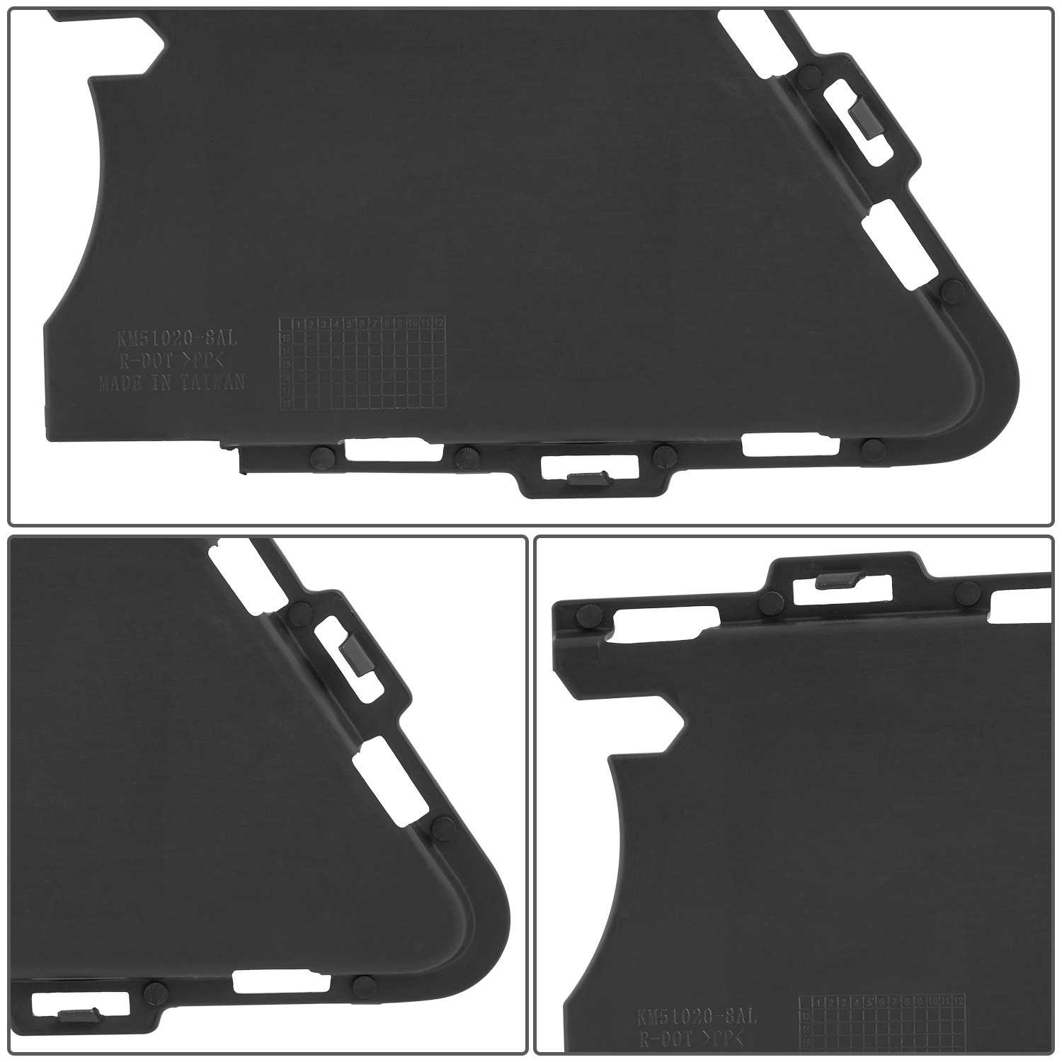For 13-15 BMW 320I 328D 328I 335I Front Driver Left Side Fog Light Cover Black