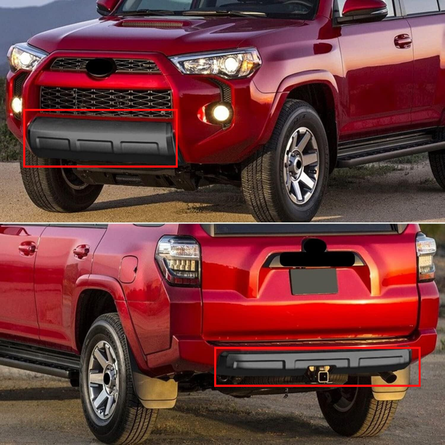 For 2014-2023 Toyota 4Runner TRD Matte Black Lower Valance Panel Bumper Replace
