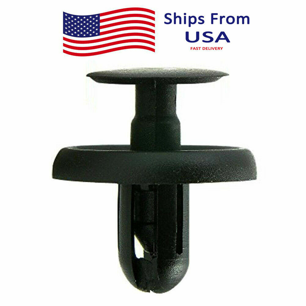 50 Pcs Nylon Engine Under Cover Retainer Clips for Lexus & Toyota 90467-07201