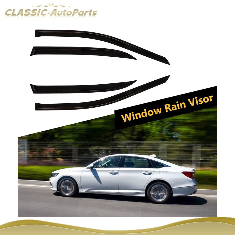 For Accord Sedan 2003-2007 Wind Sun Rain Guard Vent Shade Slim Window Visor