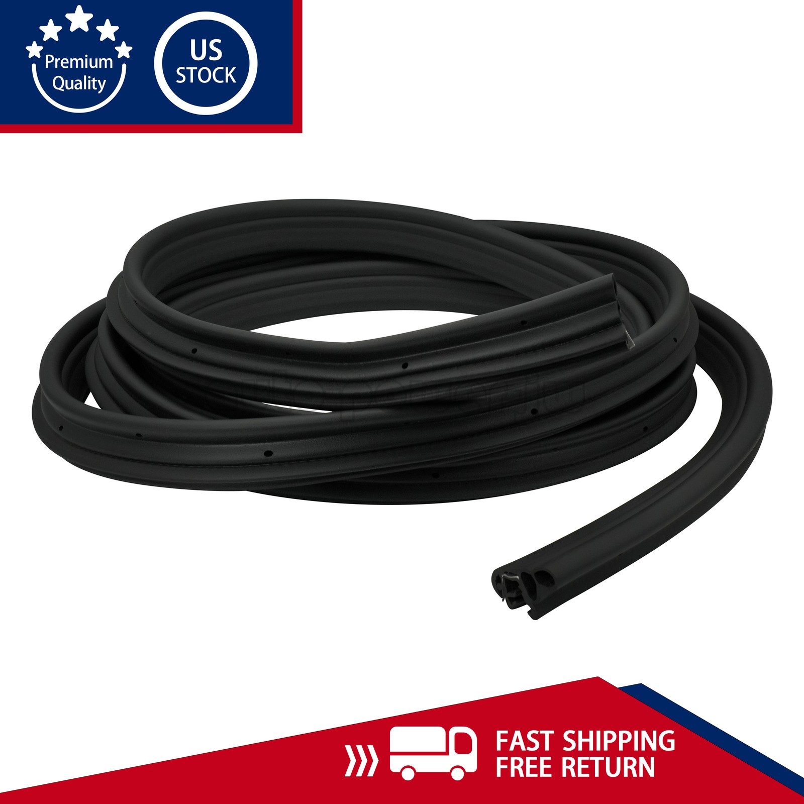 For 2007-2014 GMC Chevrolet Cadillac Rear side Door Weatherstrip 22766416