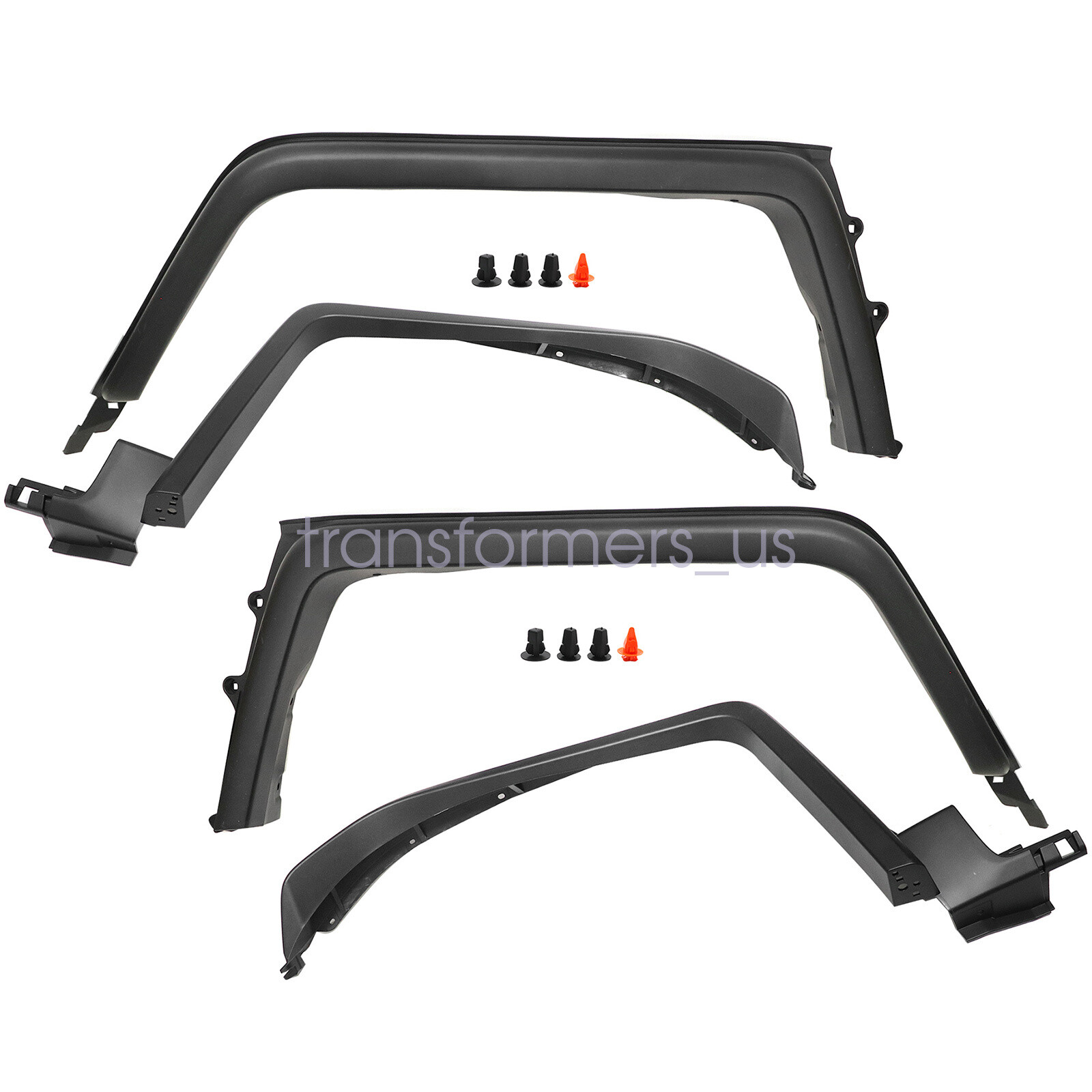 FRONT & REAR LEFT& RIGHT FLARE MOLDING FITS FOR 2007-2014 TOYOTA FJ CRUISER NEW