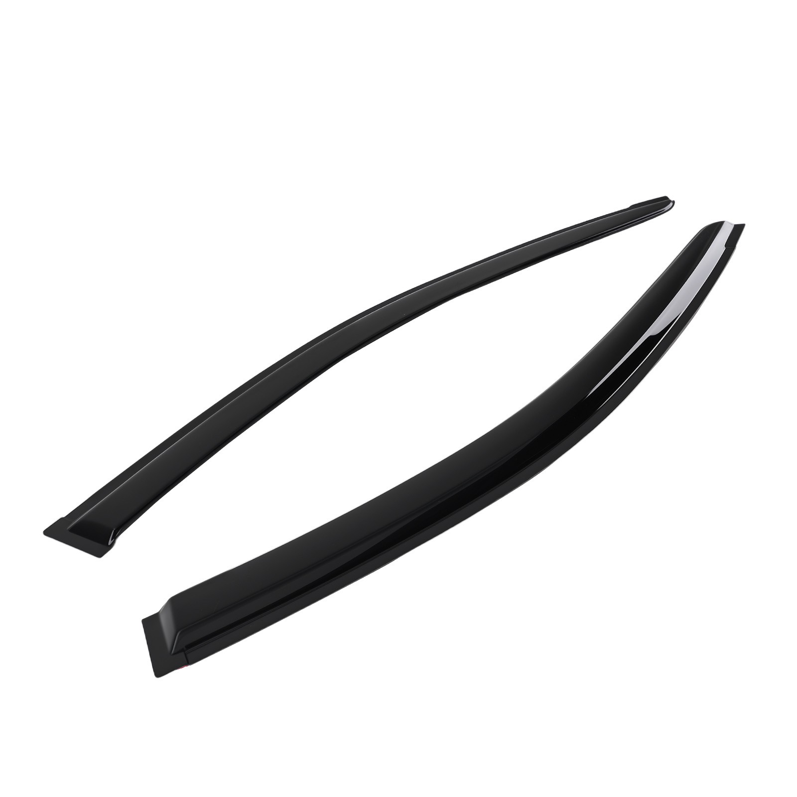Rain Guards Wind Deflectors for Dodge Grand Caravan 2008-2020 Black 2.5mm