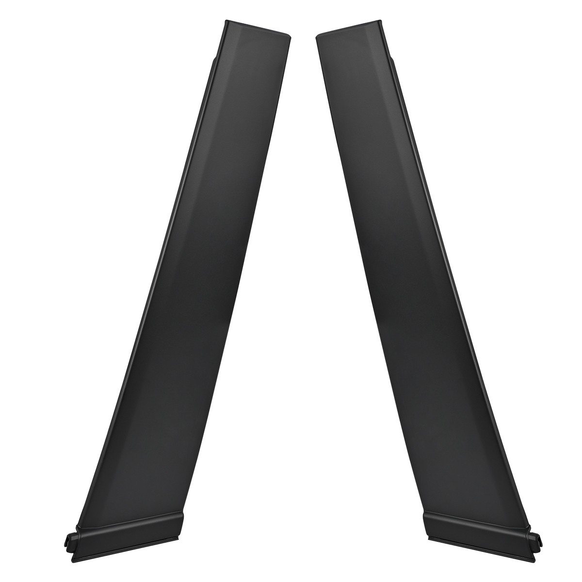 Front Left+Right Door Window Molding Pillar Trim For Honda Civic Sedan 2012-2015