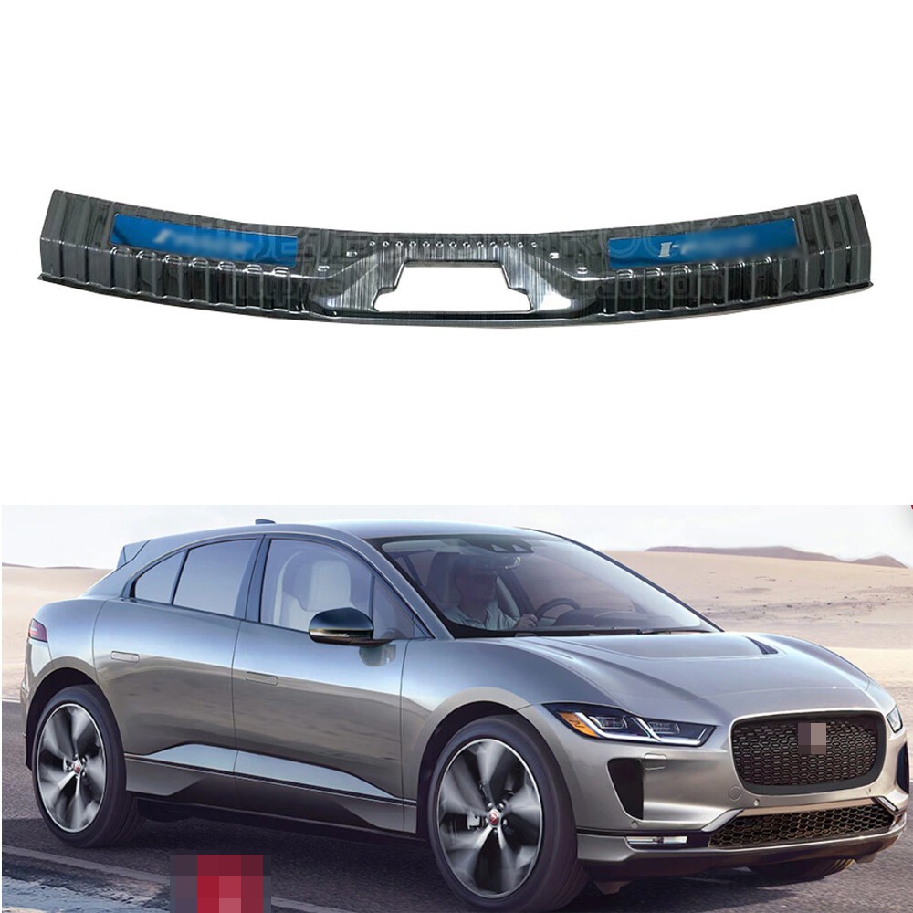 Rear Door Plate Fits For Jaguar I-Pace 2018-2022 Scuff Cover Mouldings Trim
