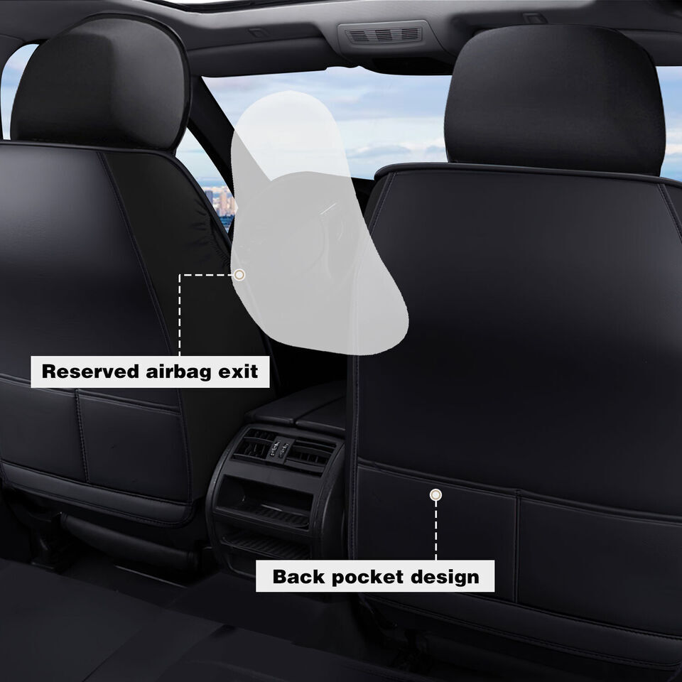 6PCS Per Set Front & Rear Full Set Cushion Leather Protector Pad For Hyundai Car