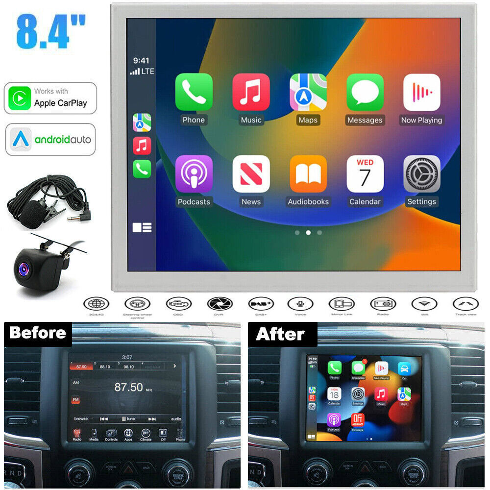 For 2015-2021 Dodge Challenger Charger 8.4″ Android 14 Carplay Radio GPS WIFI