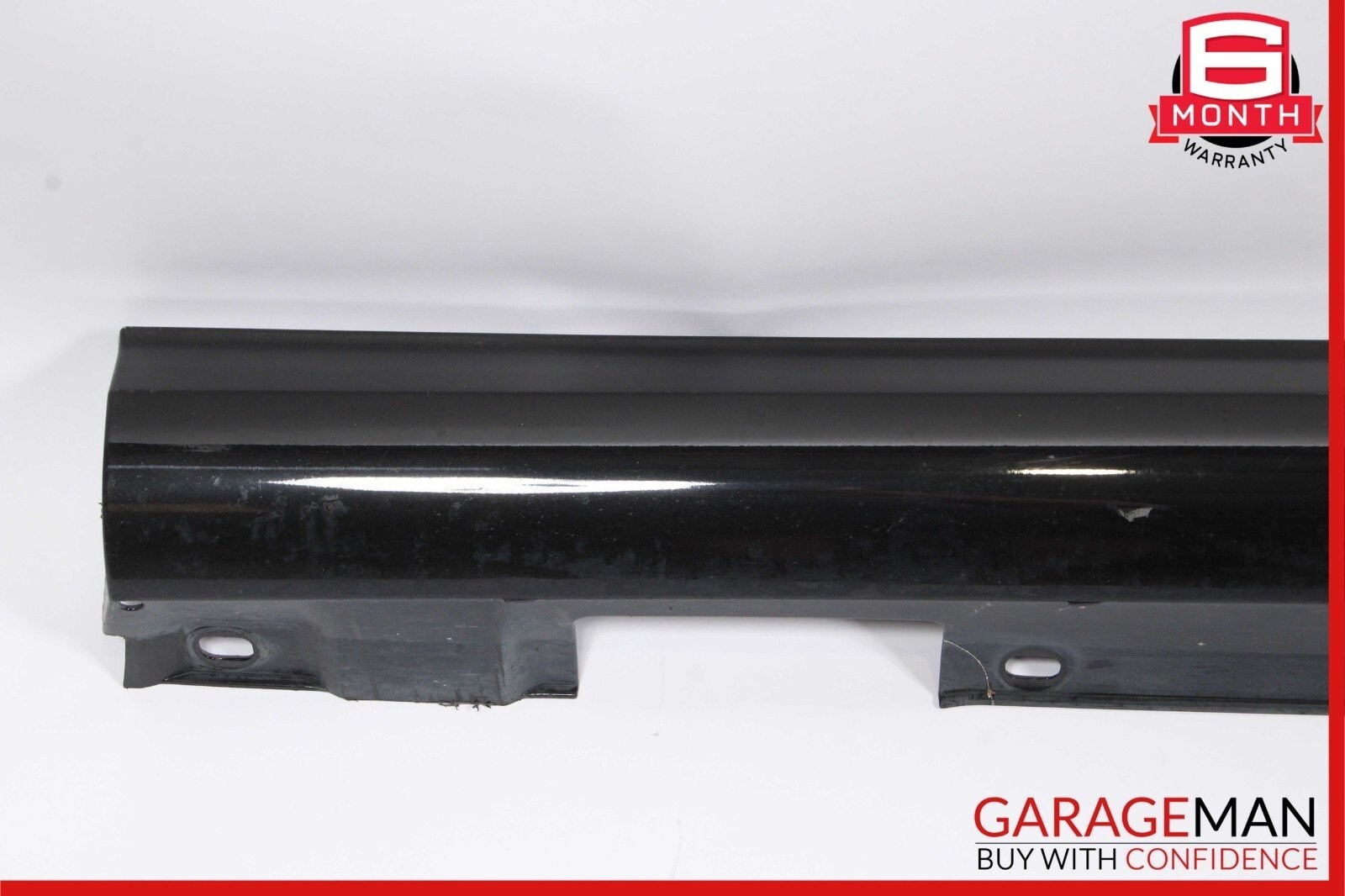 08-14 Mercedes W204 C250 C300 Exterior Door Trim Moulding Rear Left Black OEM