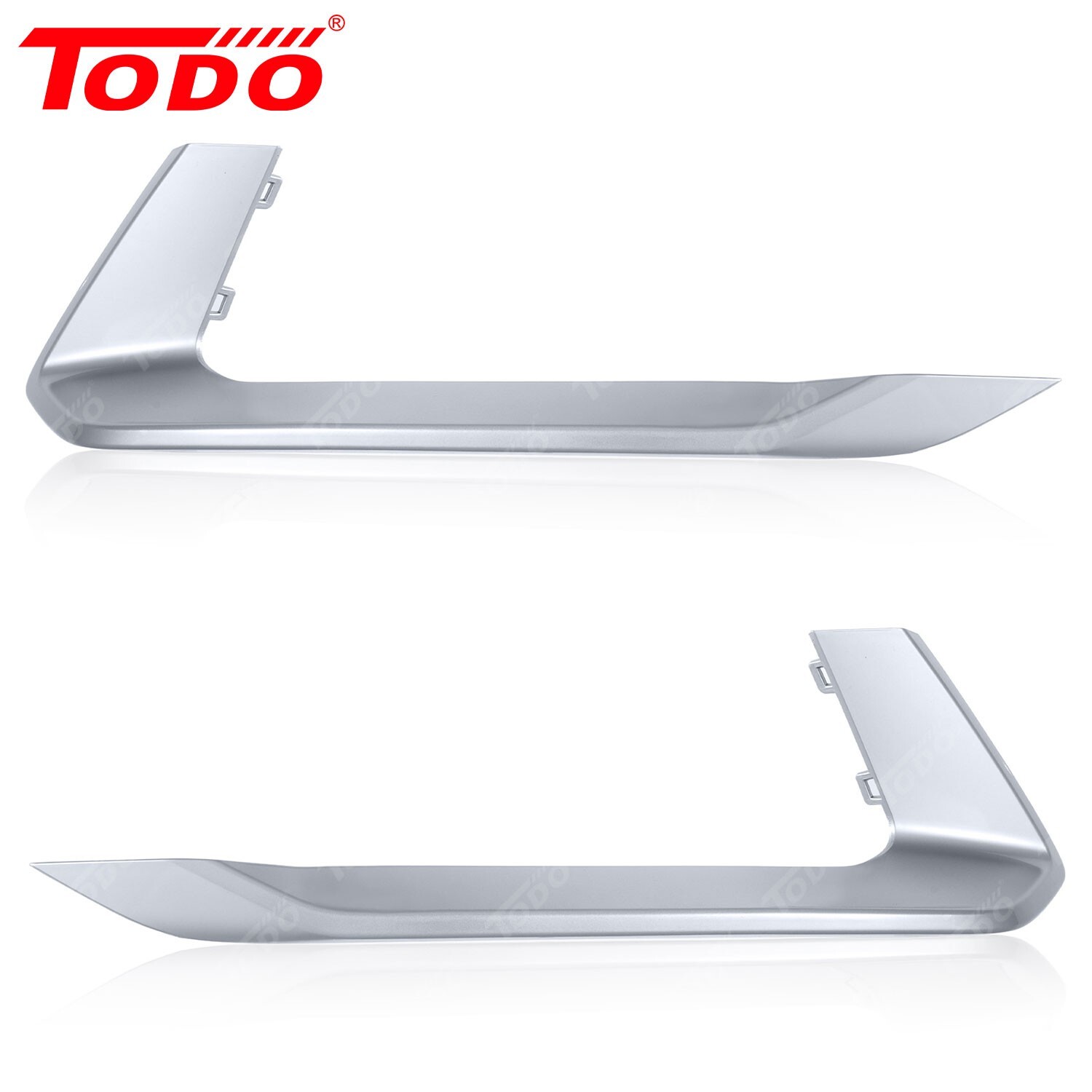 Fits Kia Sportage 2023-2024 Front Fog Light Cover Molding Trim 2PCS Gray