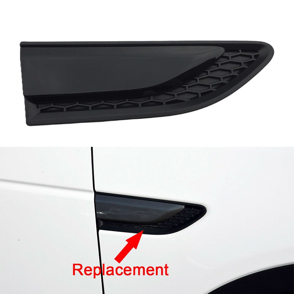 Right Fender Vent Grille Black Louver For Land Rover Discovery Sport 2015-2021