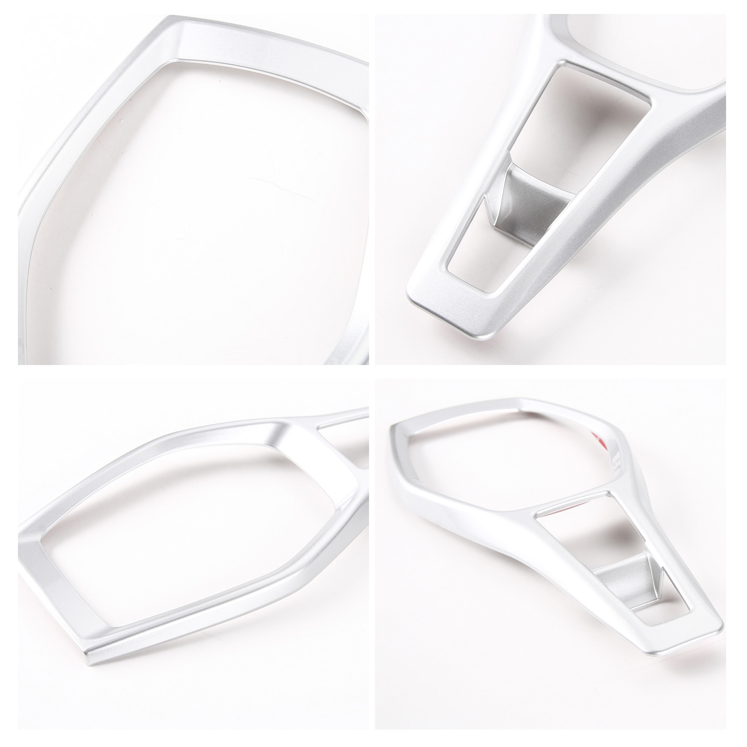 Car Inner Gear Shift Box Panel Cover Trim For Chevrolet Camaro 2017-24 Silver