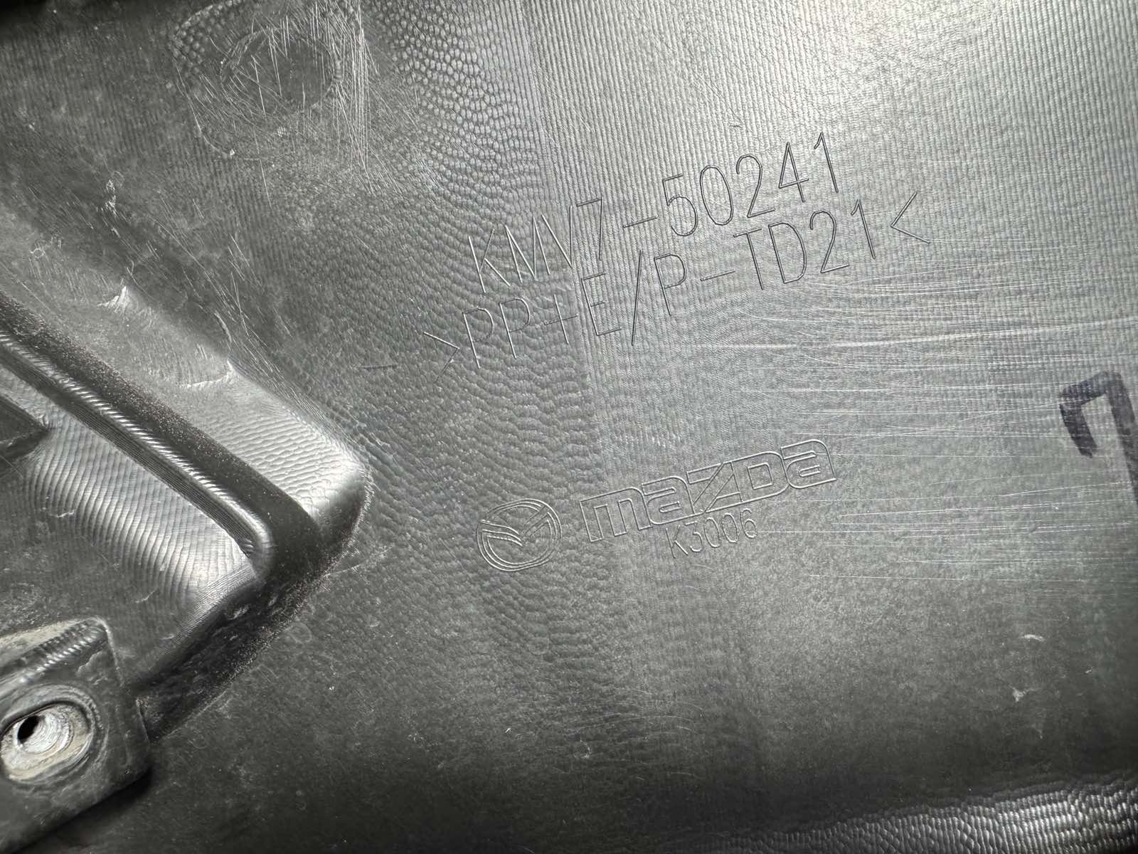 2023-24 Mazda Cx-90 Rear Bumper Left Molding with Chrome OEM KMV7-50241