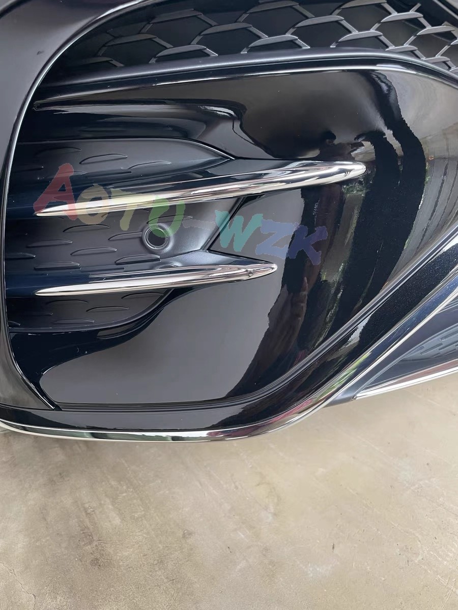 ABS Chrome Front Fog Light Lamp Strip Trim For 2024-2025 Benz GLE-Class 450 450e