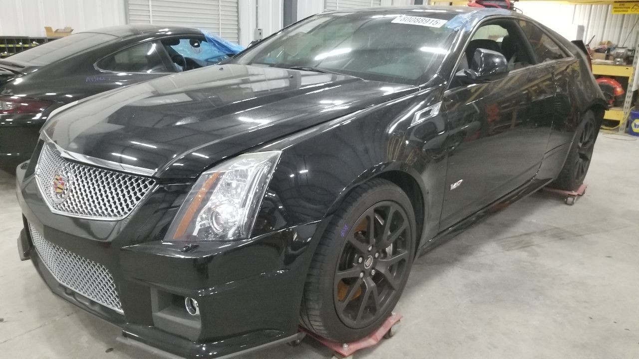 12 CADILLAC CTS V-SERIES ROCKER PANEL MOLDING SIDE SKIRT LEFT DRIVER BLACK