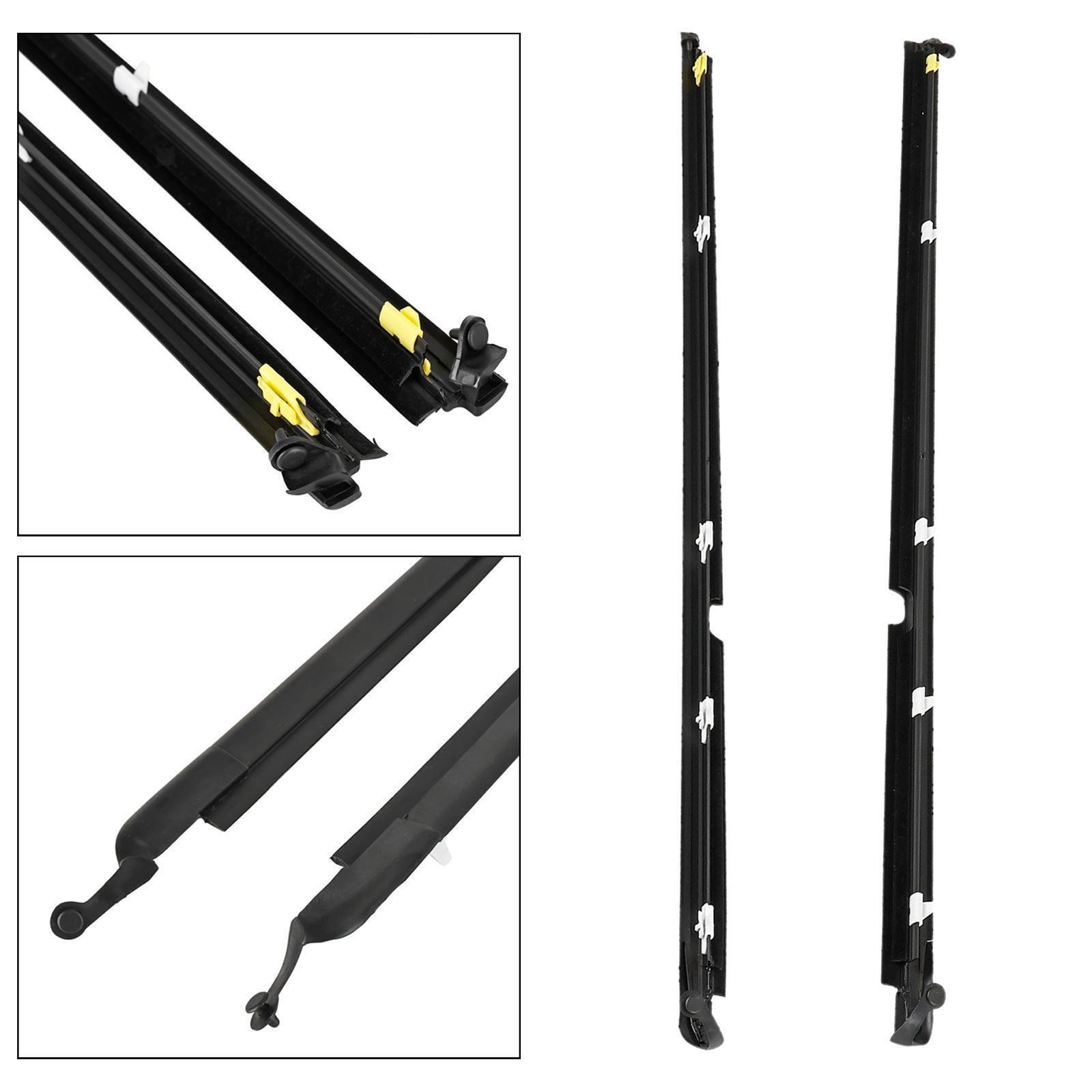 For 1990-2005 Miata L&R Door Glass Window Weatherstrip Seals Set NA01-58-810F