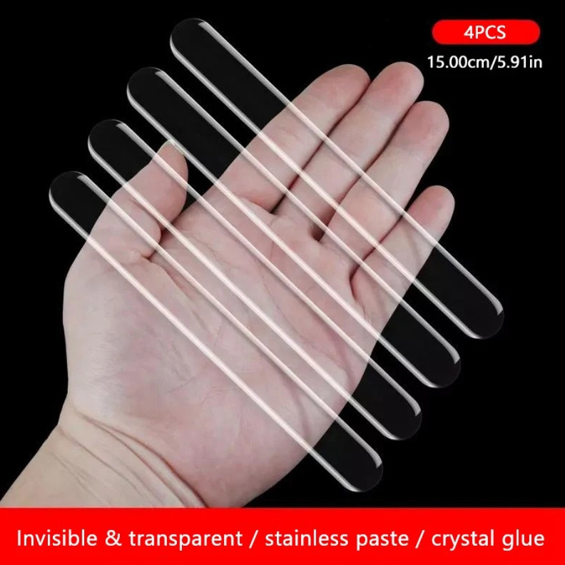 4pcs Transparent Car Door Bumper Protector Anti Scratch Body Guard Strip – NEW