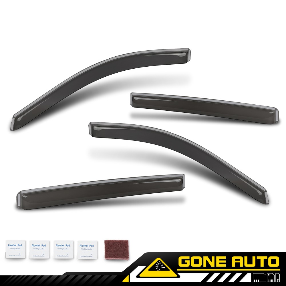 Window Vent Visors Fits for 2019-26 Silverado Sierra 1500 2500HD 3500HD Crew Cab