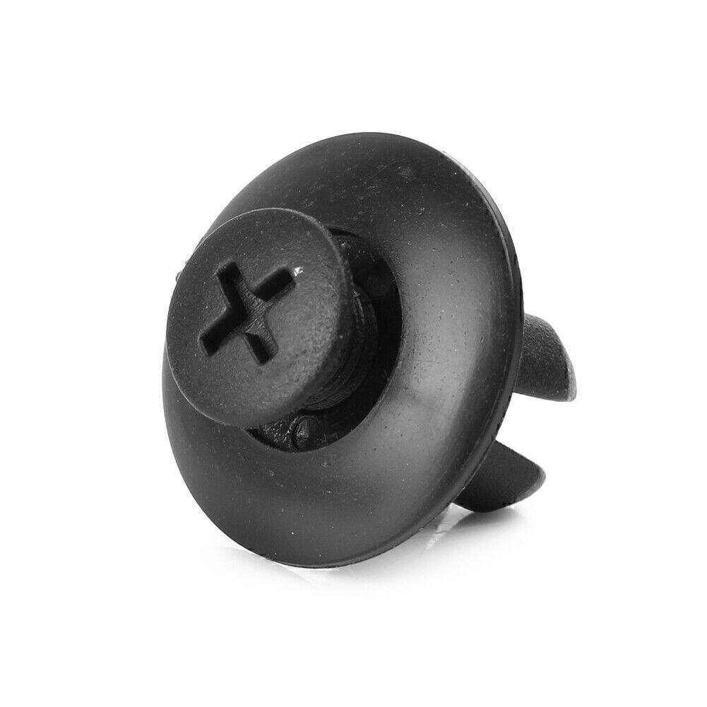 120pcs Car Auto 8mm Hole Dia Plastic Rivet Fastener Fender Bumper Push Pin Clips