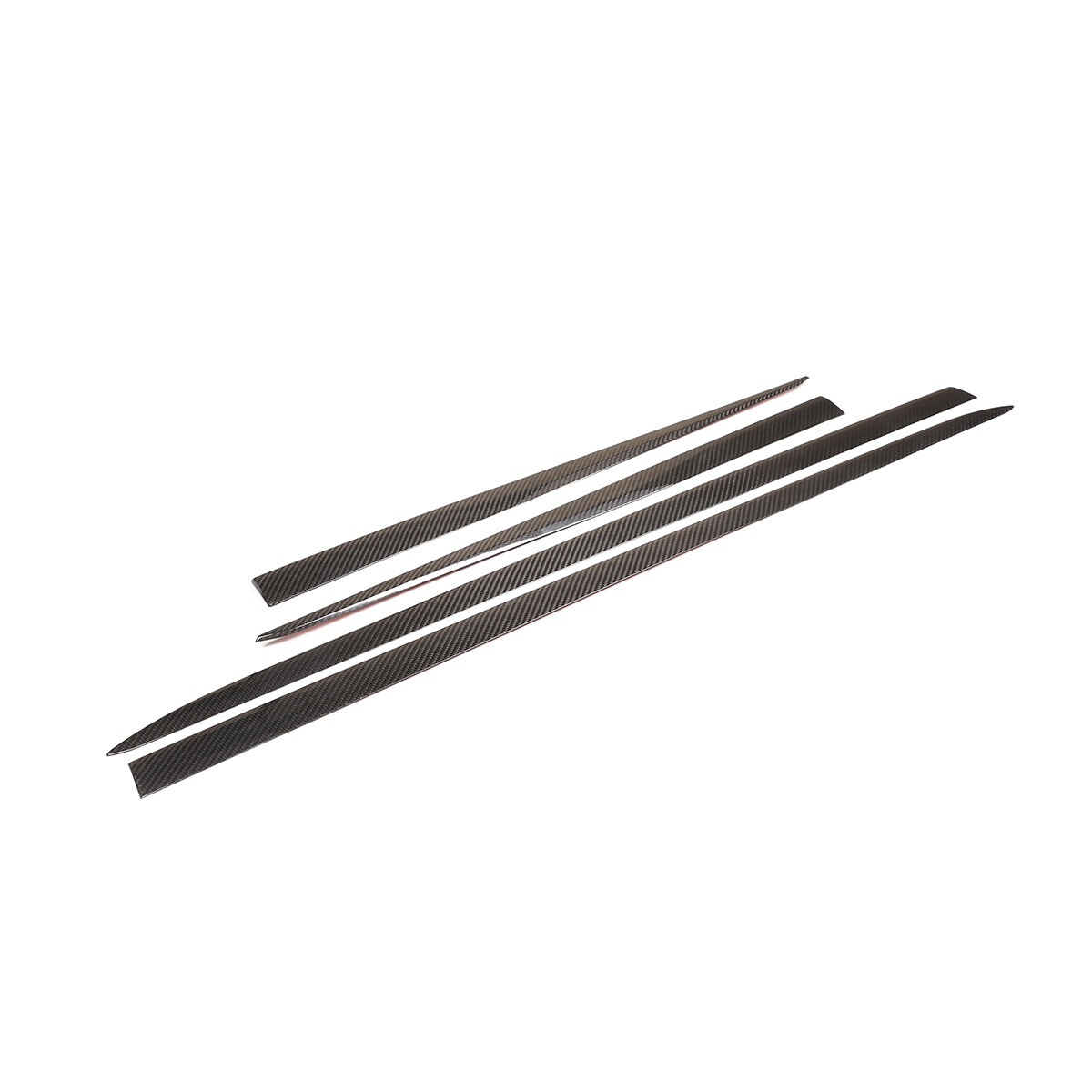 Real Carbon Fiber For LAMBORGHINI URUS 18-22 Door Side Body Molding Trim Strips