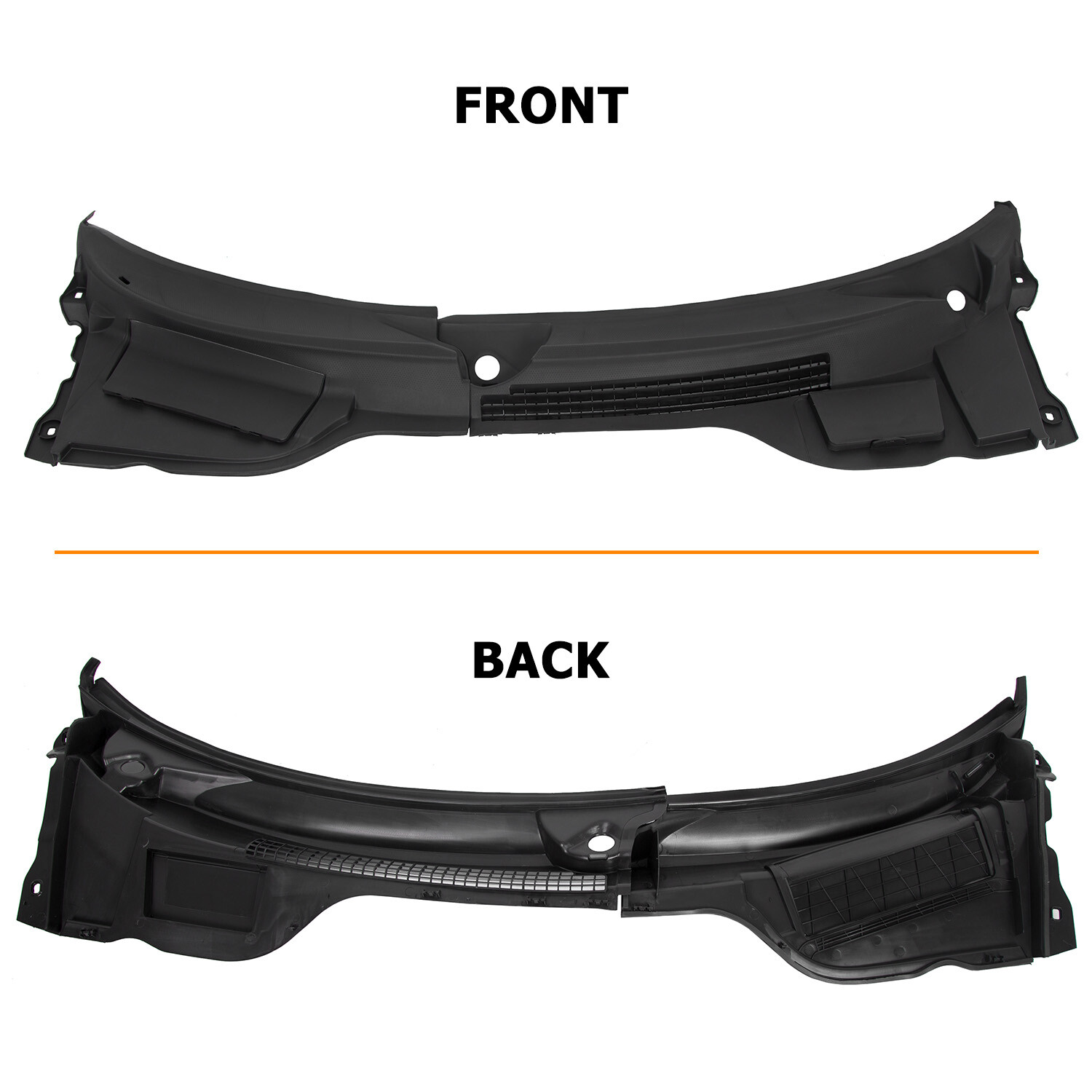 For 07-15 Mini Cooper R55 R56 R57 Pair of Left&Right Windshield Cowl Cover Apron
