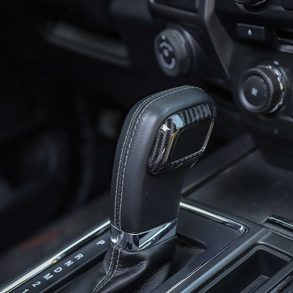 Inner Gear Shift Knob Grip Ring Decor Cover Trim For Ford F150 2015+ Accessories