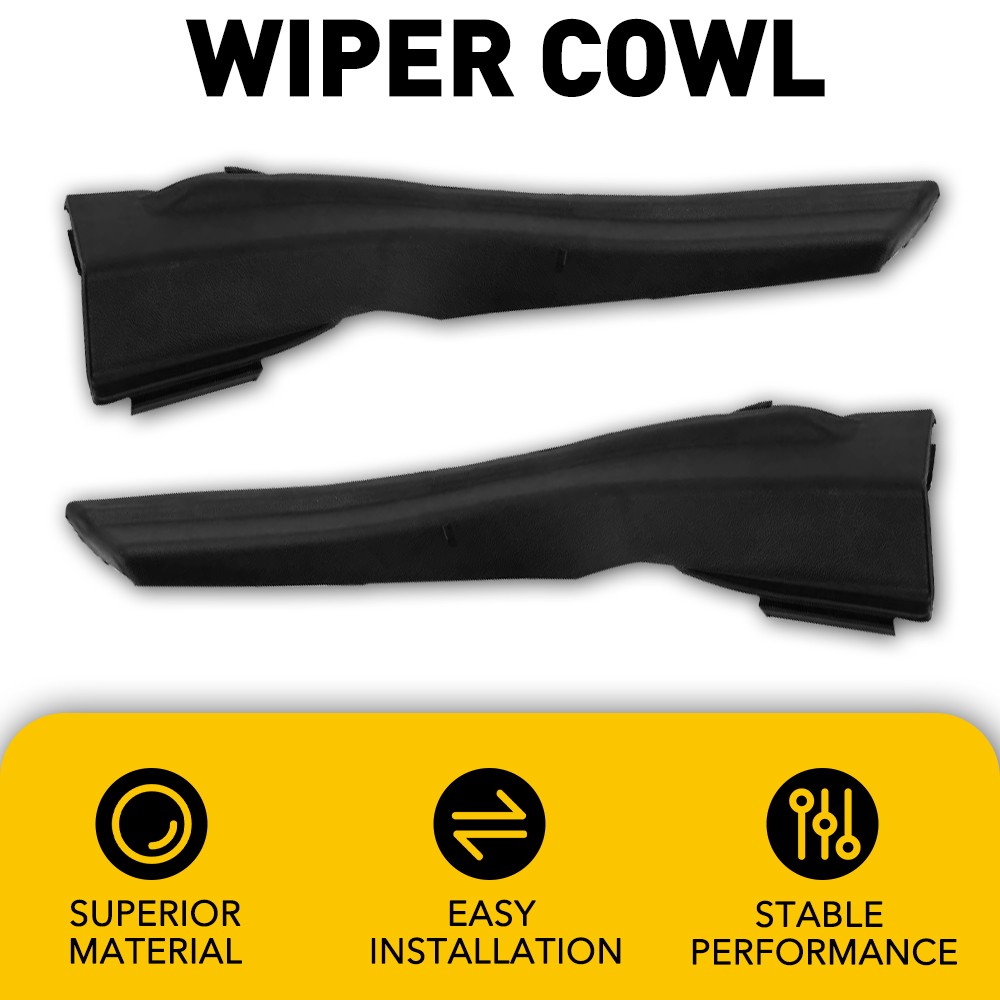 Pair Front Wiper Side Cowl Extension Covers Fit For Hyundai Tucson ix35 10-15 O