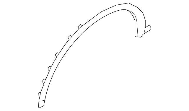 Genuine Nissan Wheel Arch Molding 76852-5AA0A