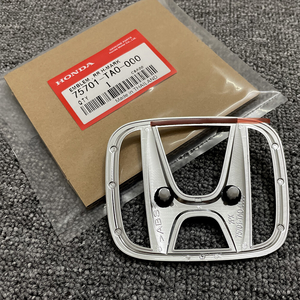 Front Grill H Emblem Fits For Honda 12-16 CRV 15-21 Pilot Trunk Badge Nameplate