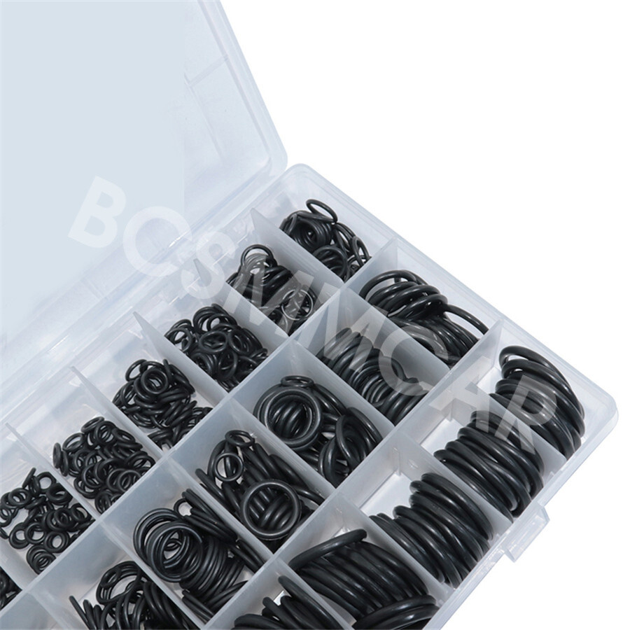 O-Ring Washer Assortment Kit Automotive O Ring Nitrile Silicone Rubber Set 800PC