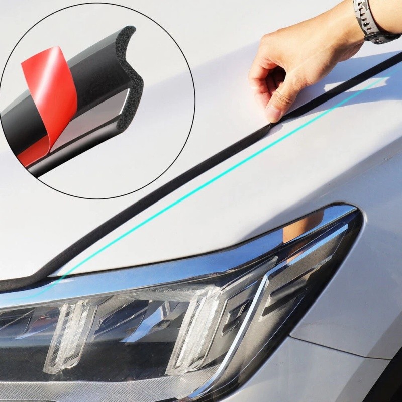 13Ft Z-shape Car Door Window Rubber Seal Strip Pad Weatherstrip Seal Hollow 4M
