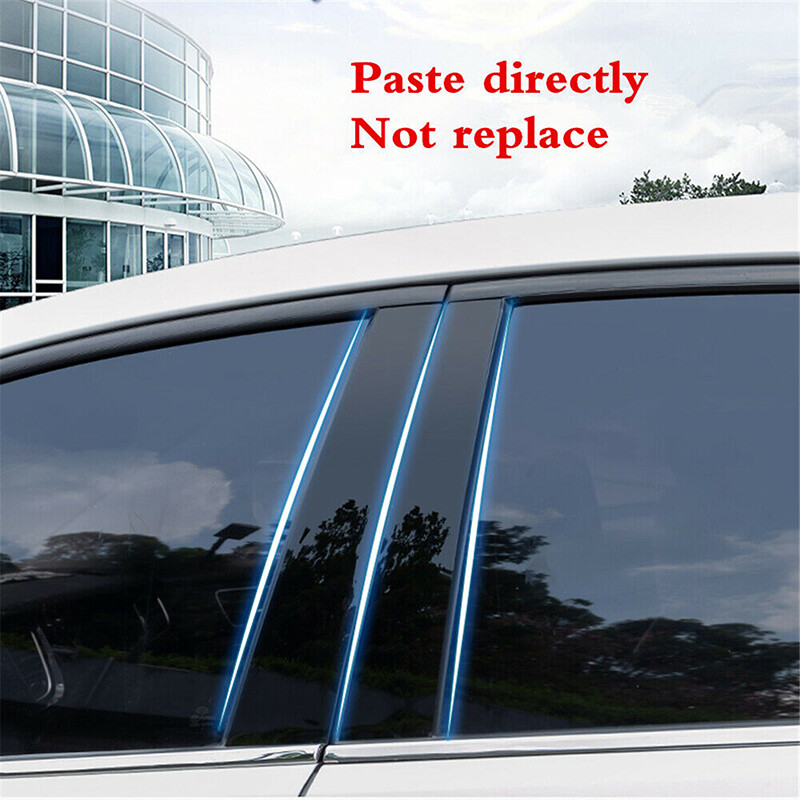 🔥 For Ford Explorer 2011-19 No KEYPAD Cutout Door Trim Decal Cover Pillar Post