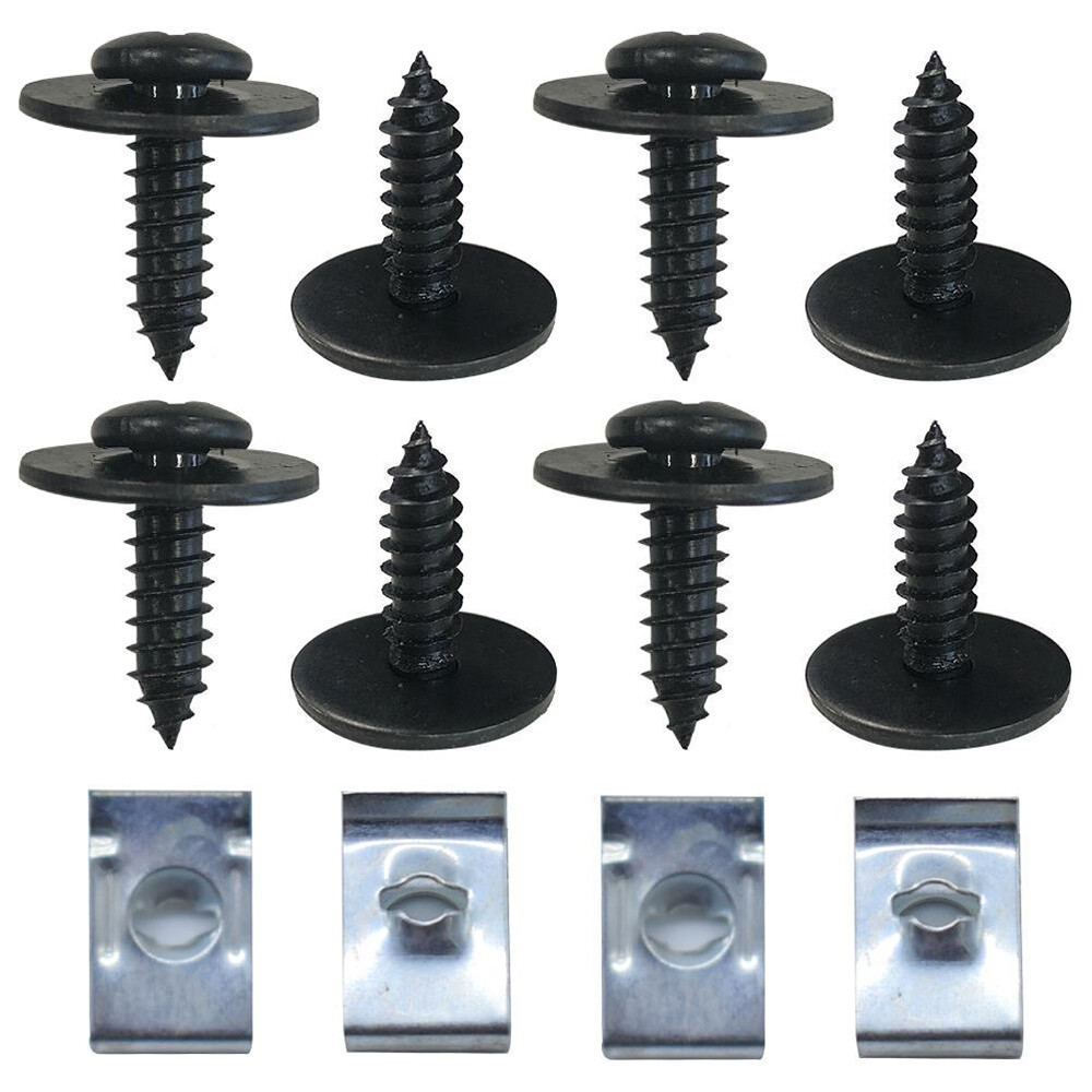 50X Engine Splash Shield Fender Bumper Screw Clips side skirt grille wheel well