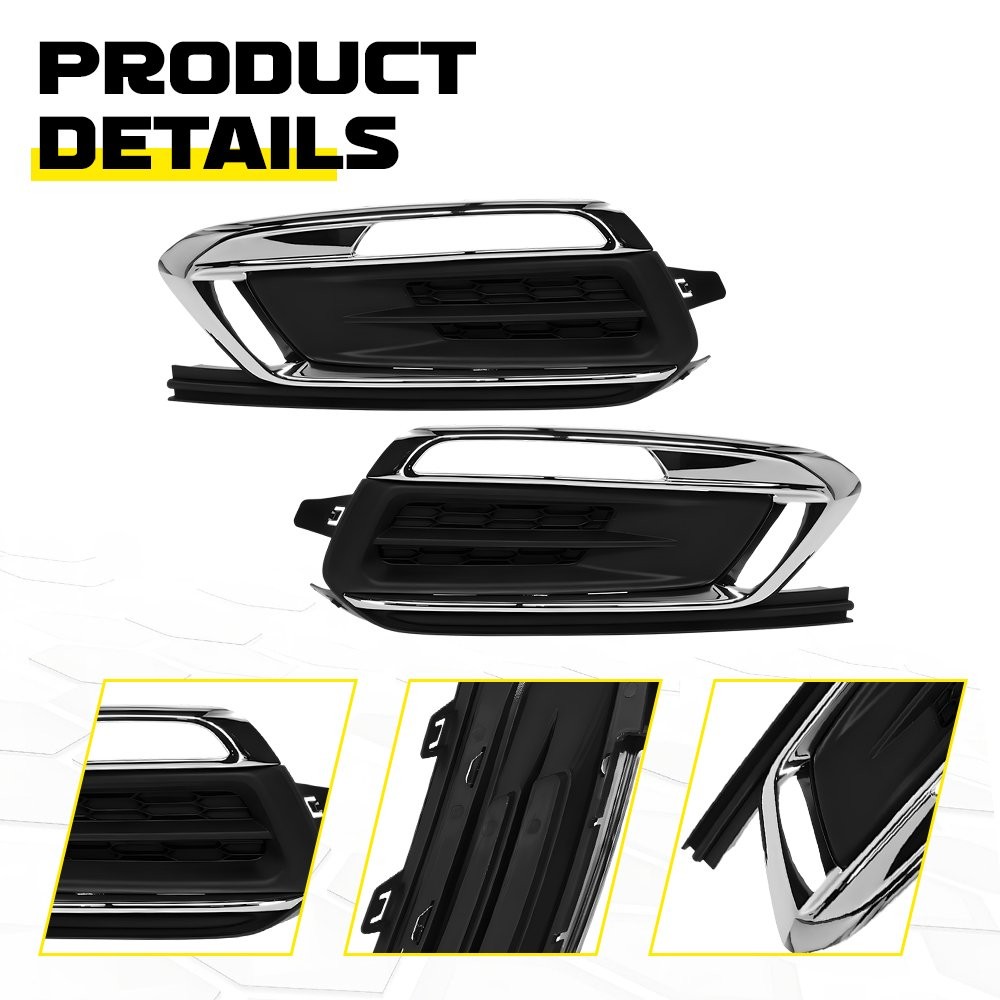 94516102 For 2015 2016 Chevrolet Cruze Fog Light Cover Bezel Left Right Side 2X