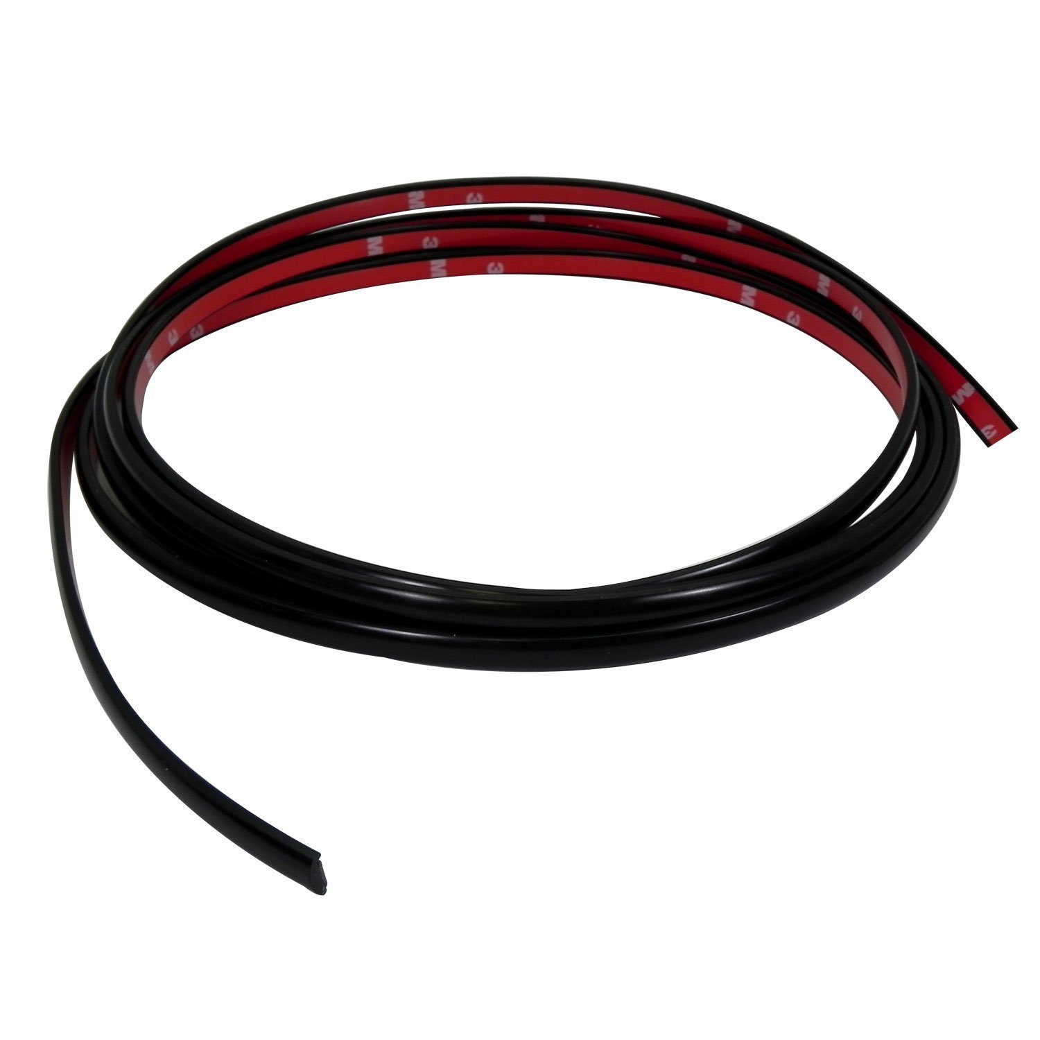3/8″ Tape on 8 Feet Black J Shape Door Guard Edge Trim