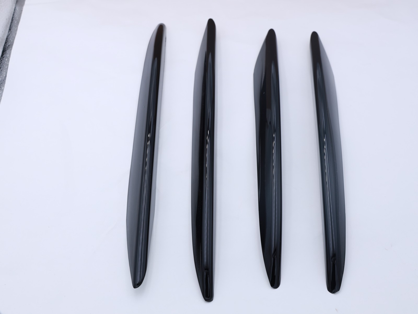 6PCS For Benz Mercedes E200 E300 E250 W213 2016-2020 Black Front Bumper Lip Kit