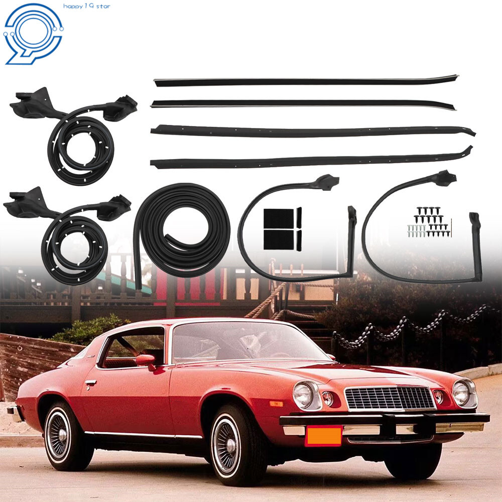 Weatherstrip Seal Kit For 70-81 Camaro Firebird Door Window Sweep Roofrail Trunk