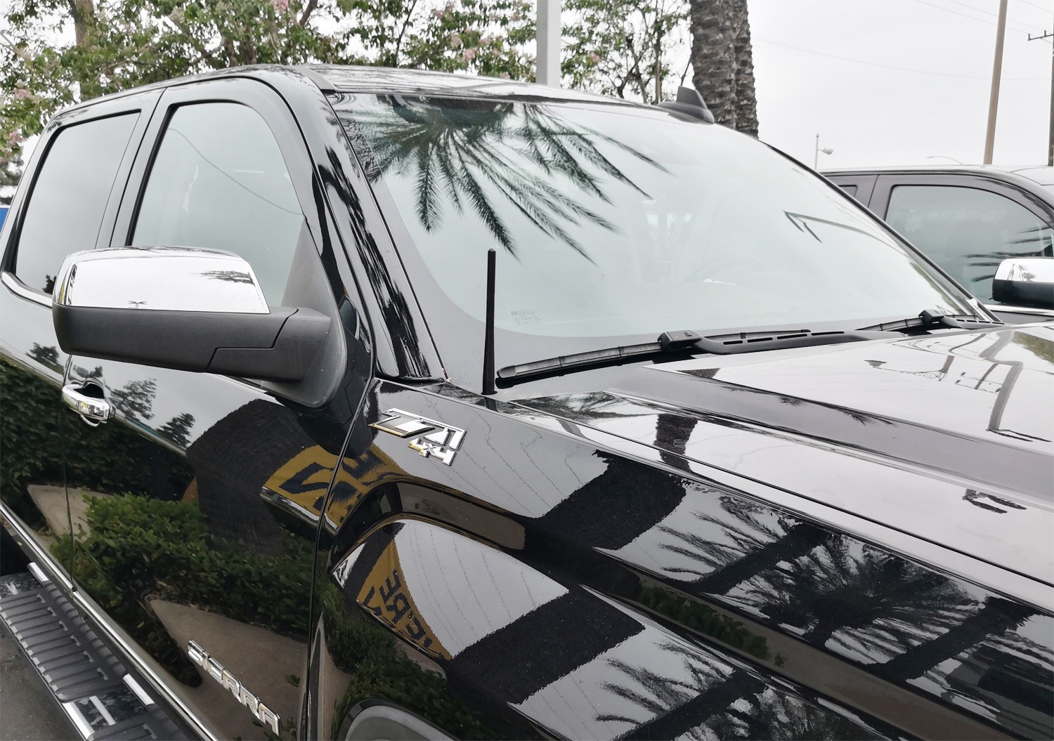 7″ Short Matte Black Radio Antenna Topper For Chevy Silverado GMC Sierra Canyon