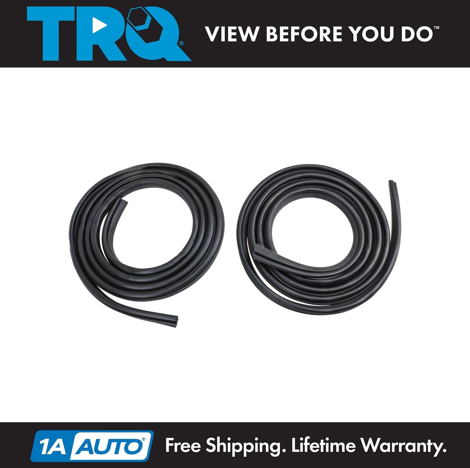 TRQ Door Weatherstrip Seal Kit Fits 2003-2006 Ford E-150 E-250
