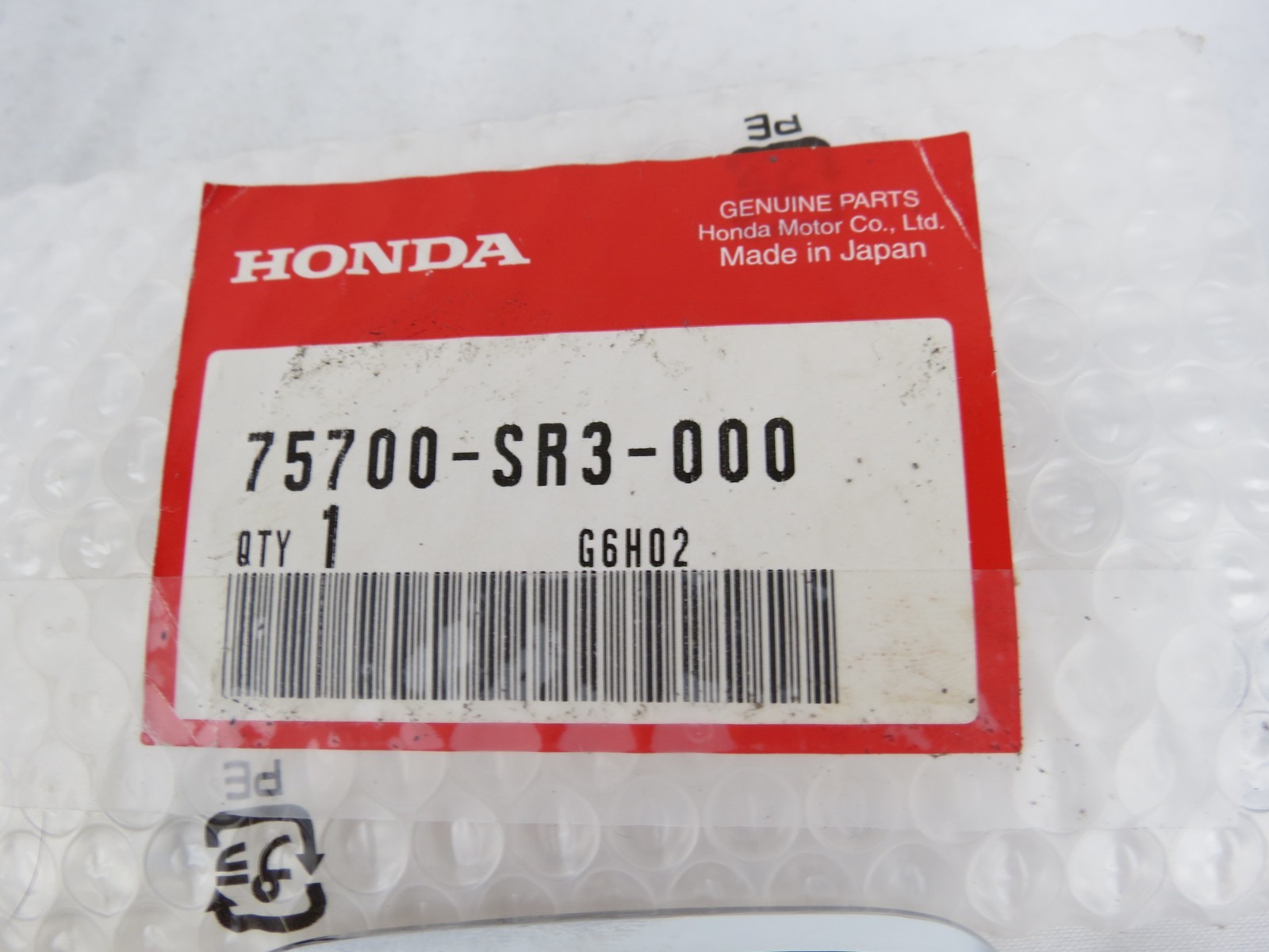 Genuine OEM! 1992-1995 Honda Civic Front Hood Emblem Chrome H Badge Symbol Logo