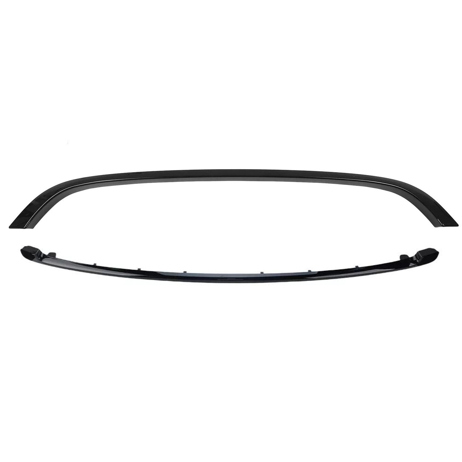 For Mini Cooper R55 R56 R57 2007-2015 Upper+Lower Grille Hood Molding Trim Set