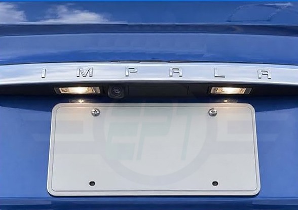 84096555 For Impala Rear Trunk Lamp Carrier Trim License Frame Light W/Camera