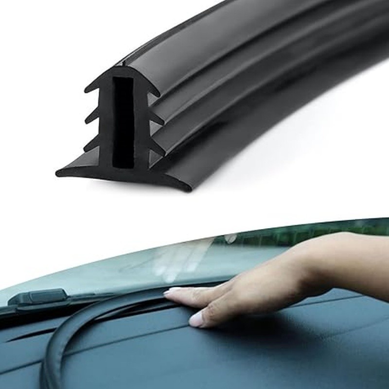 1.6M Car Dashboard Windshield Gap Filler Push Seal Strip Rubber Noise Insulation