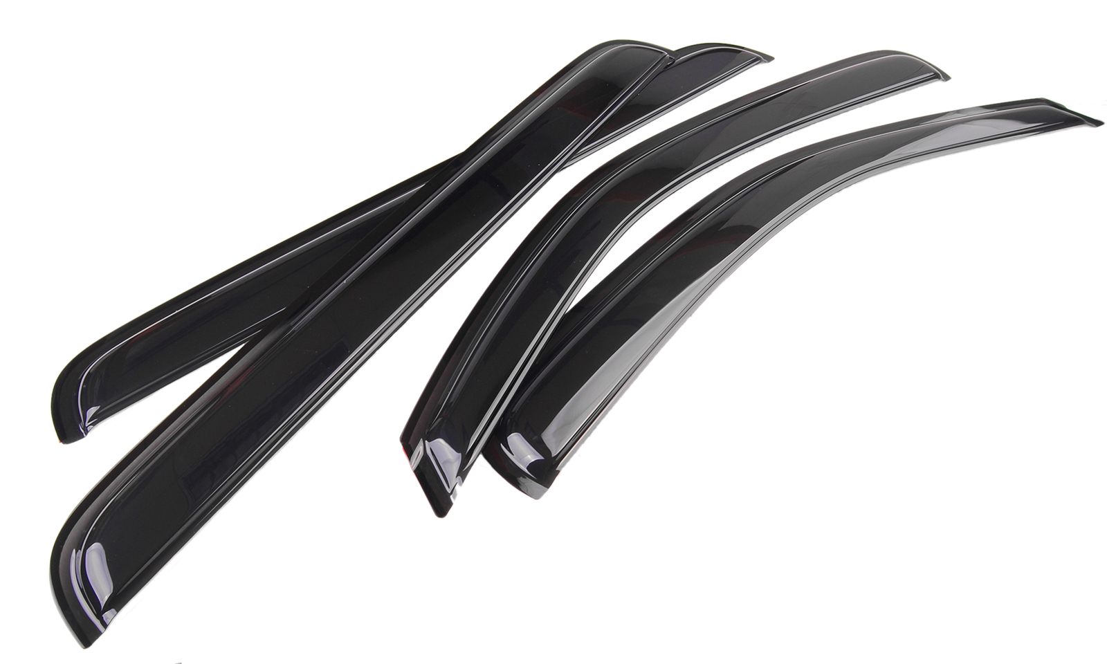 Fit 2005-2012 Nissan Pathfinder Acrylic Window Visors Vent Sun Rain Guard Shade