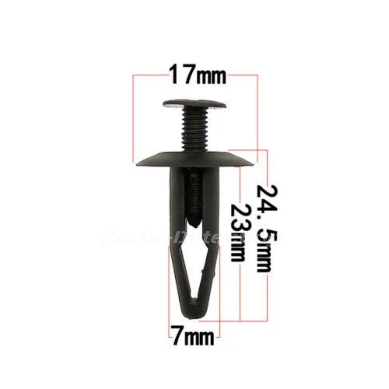 ✅100Pcs Bumper Clips Car Auto Fender 6 7 8 9 mm Trim Push Pin Rivet Fastener⭐