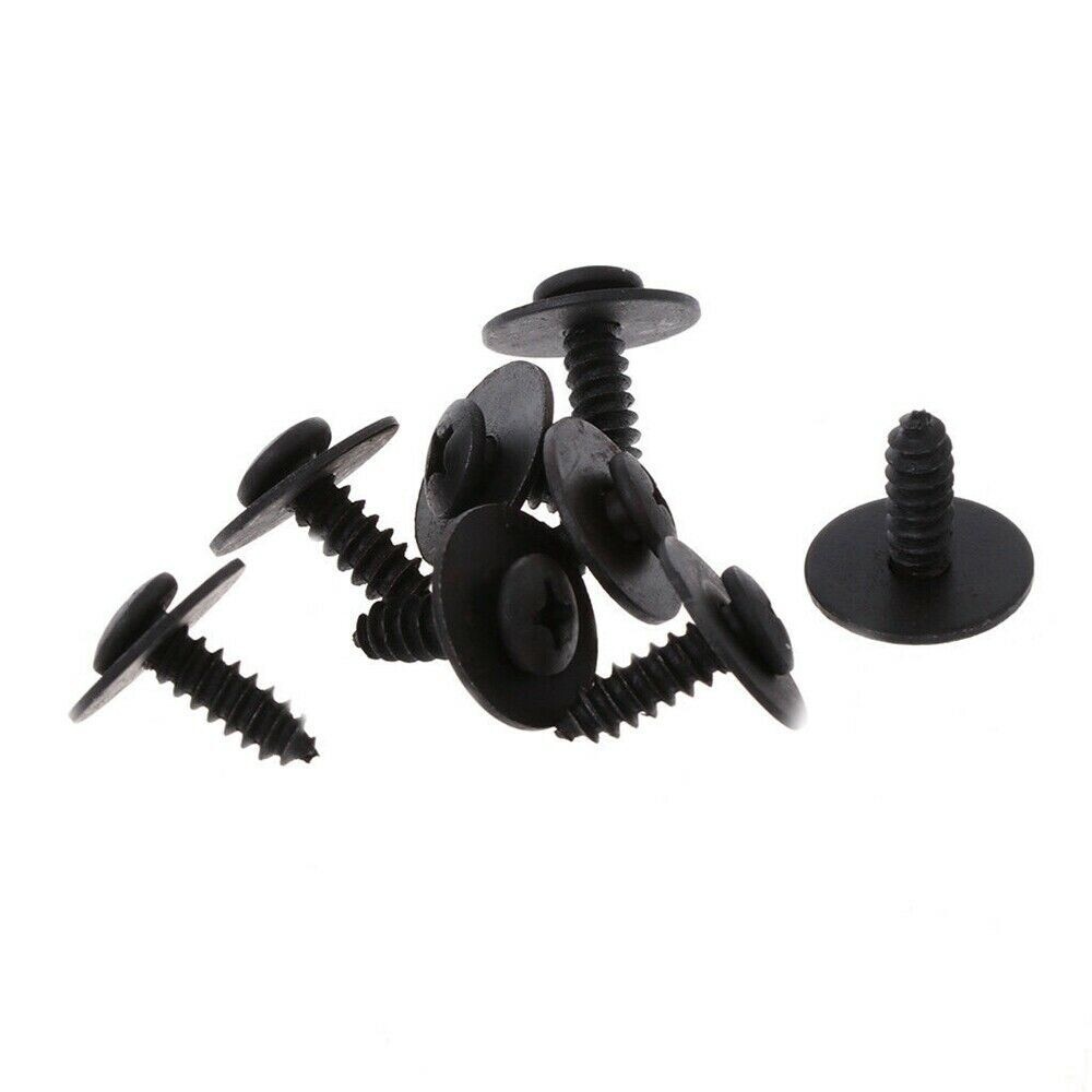 Engine Undertray Cover Fastener Clips Screws Kit Car Fender Shield Splash Guard