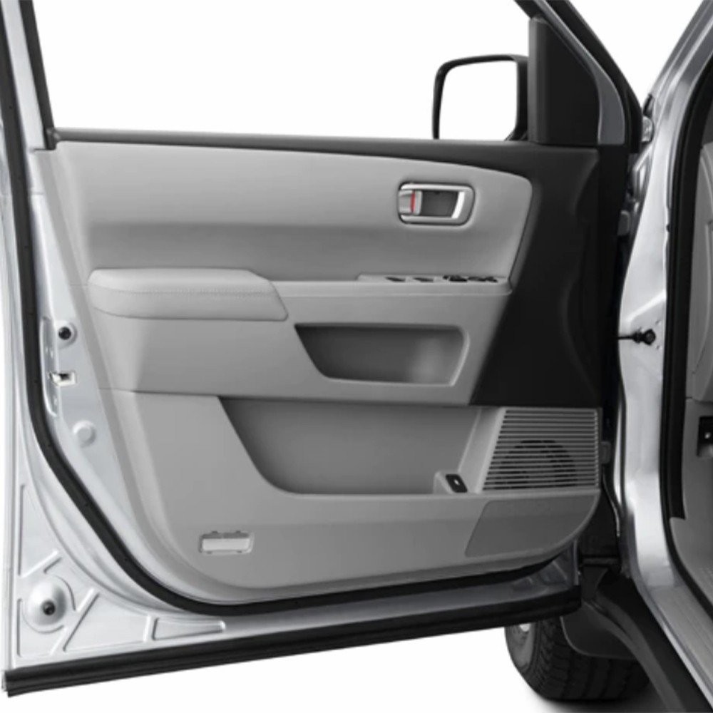 For 2009-2015 Honda Pilot Rear Inner Door Armrest Cover Leather Gray Free Return