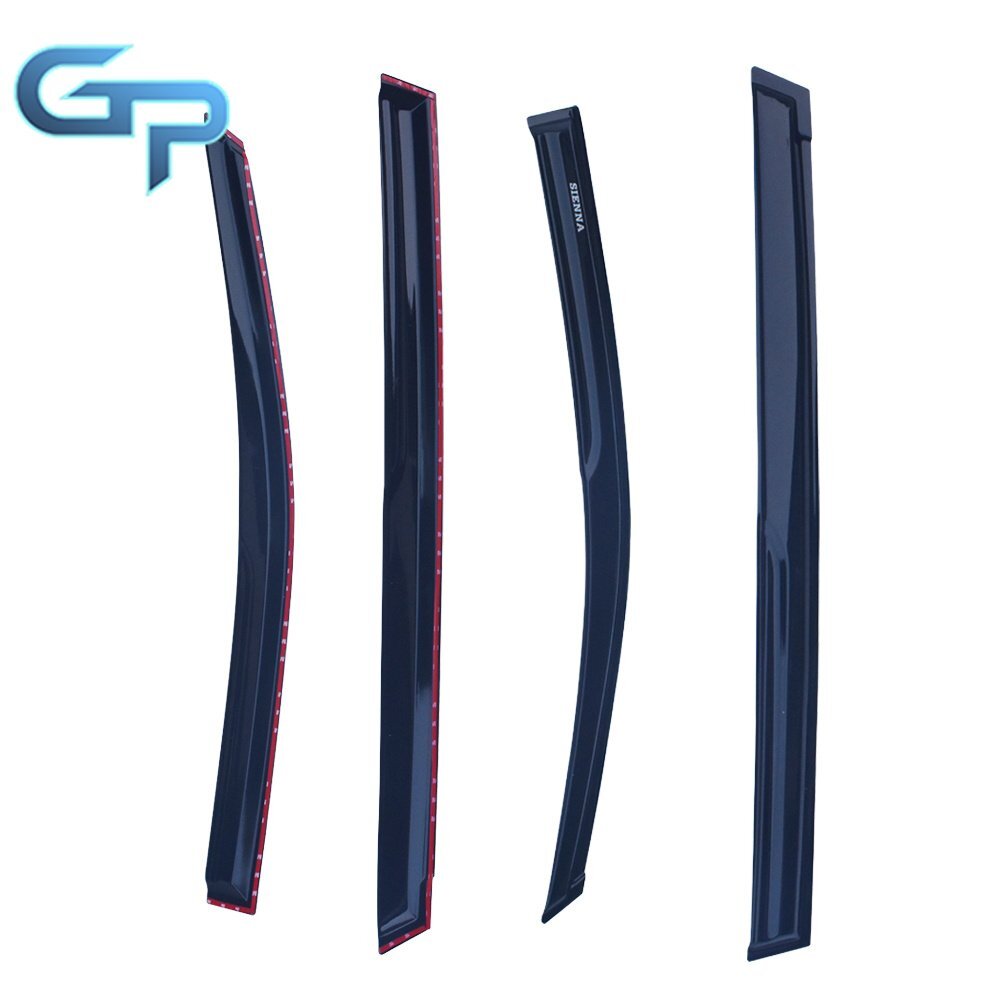 Window Visor For Toyota SIENNA 2011-2019 Sun Guard Rain Deflector Vent Shade